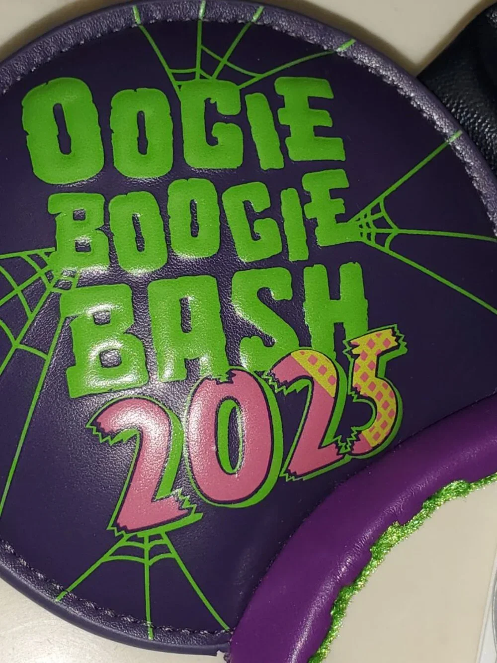 Disney Parks Oogie Boogie 2025 Glow In The Dark Ears - Brand New